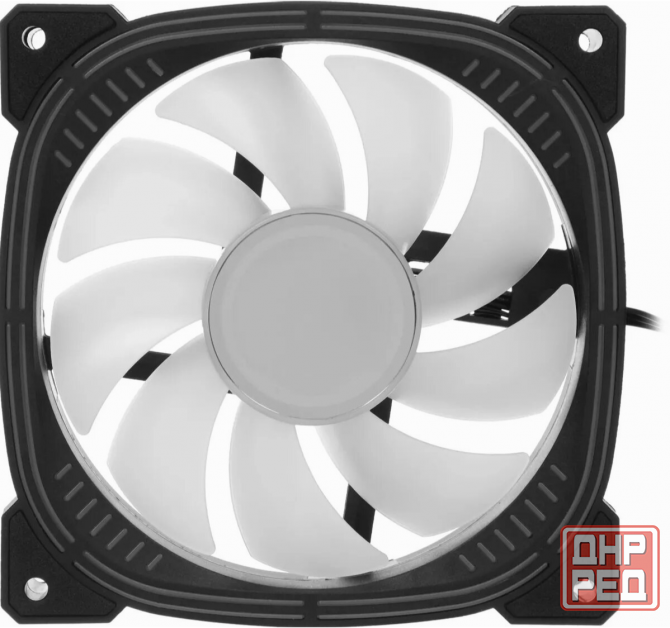 Вентилятор для корпуса Formula Nulight 12bk Rgb 120х120x25 черный 3-Pin 4-Pin (Molex) 19.06дб (Nulig Макеевка - изображение 3