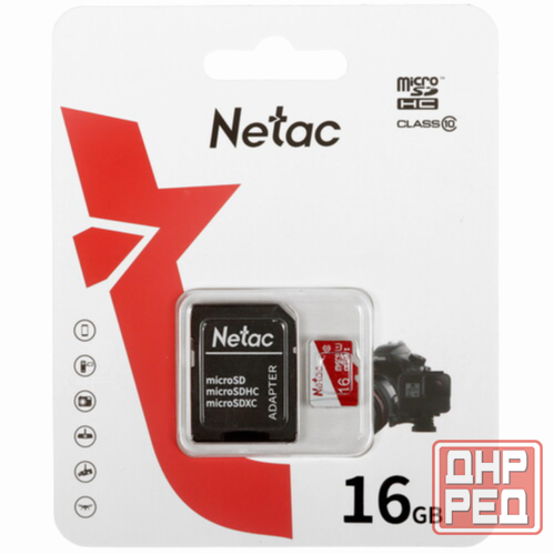 Карта памяти Netac P500 Eco Microsdhc 16 гб [Nt02p500eco-016g-R] (арт-9108) Донецк - изображение 1