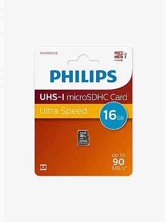 Флеш карта Microsd 16gb Philips High Speed Microsdhc Class 10 90mb/S (арт-2839) Донецк