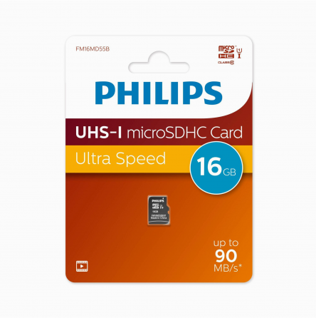 Флеш карта Microsd 16gb Philips High Speed Microsdhc Class 10 90mb/S (арт-2839) Донецк