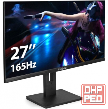 Игровой монитор Exegate 27" Eg2707c (Ex296975rus) Ips 1920x1080 165hz 1ms 178/178 250nits 1000 Hdmi Макеевка - изображение 2