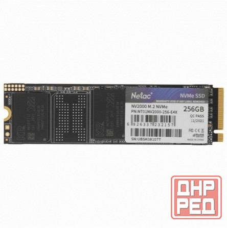 256 гб M.2 Nvme накопитель Netac Nv2000 [Nt01nv2000-256-E4x] (арт-5665) Макеевка - изображение 1