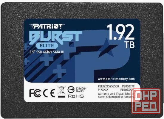 Ssd диск Patriot Memory Patriot 2.5" 1920гб Sata (Pbe192ts25ssdr) (арт-1571) Макеевка - изображение 1