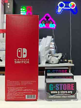 Игровая приставка Nintendo Switch Oled, прошитая, 64GB + 512GB Донецк