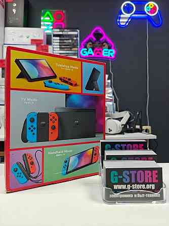 Игровая приставка Nintendo Switch Oled, прошитая, 64GB + 512GB Донецк