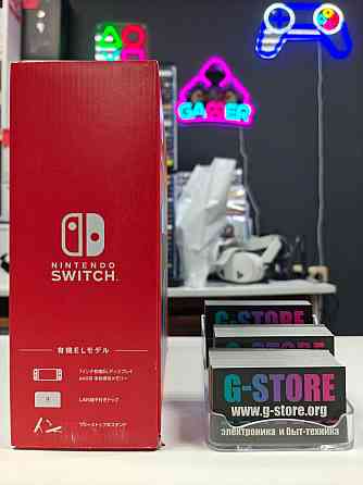 Игровая приставка Nintendo Switch Oled, прошитая, 64GB + 512GB Донецк