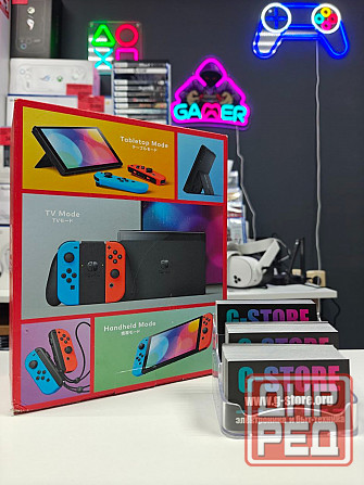 Игровая приставка Nintendo Switch Oled, прошитая, 64GB + 512GB Донецк - изображение 2