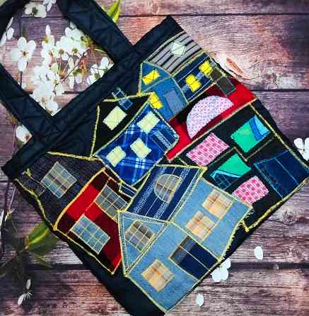 Сумка городская в стиле пэчворк Макеевка