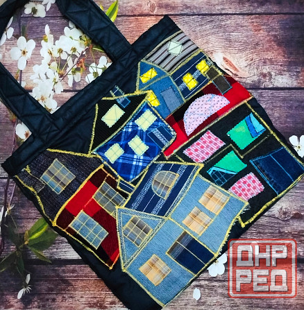 Сумка городская в стиле пэчворк Макеевка - изображение 1