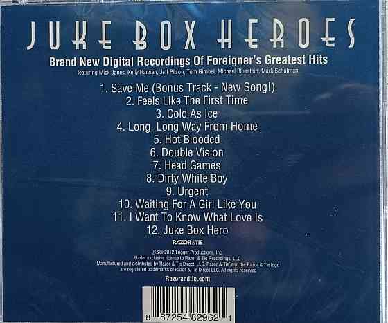 CD диск Foreigner - Juke Box Heroes - Донецк