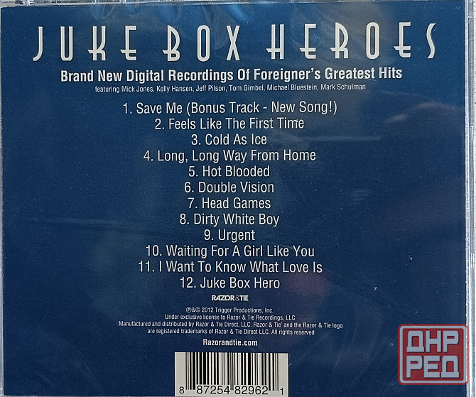 CD диск Foreigner - Juke Box Heroes - Донецк - изображение 2