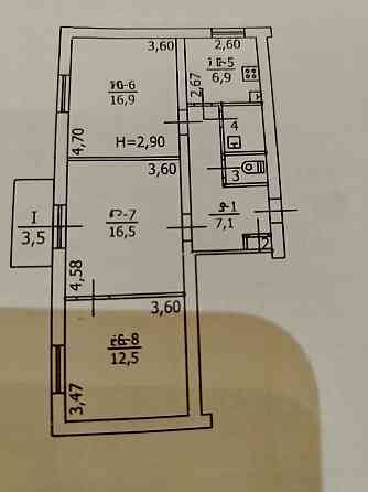 3-к Бажанова с мебелью и техникой Макеевка