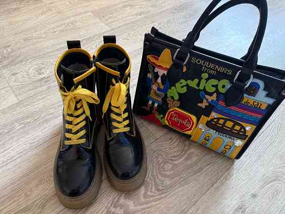 Продам сумку и сапожки демисезонные Донецк