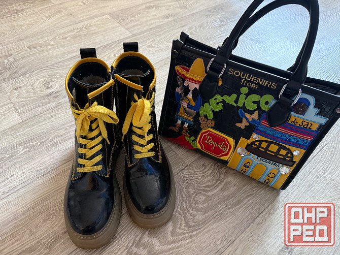 Продам сумку и сапожки демисезонные Донецк - изображение 1