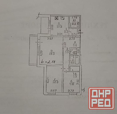 3-комнатная квартира на Текстильщике Донецк - изображение 10
