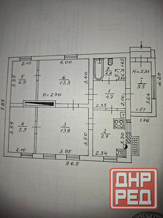 Продам дом в Калининском районе. Посёлок Стройдетали. Донецк - изображение 7