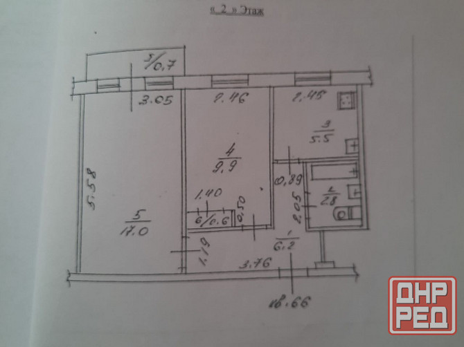 2-х комнатная квартира в центральном Ленинском районе Луганска кв. Шевченко Луганск - изображение 5