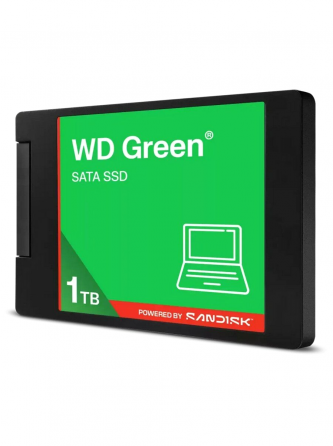 Твердотельный накопитель Ssd Wd Green Wds100t5g0a 1tb, 2.5", Sata Iii, R/W - 545/510 Mb/S 3d-Nand (а Макеевка