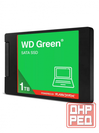 Твердотельный накопитель Ssd Wd Green Wds100t5g0a 1tb, 2.5", Sata Iii, R/W - 545/510 Mb/S 3d-Nand (а Макеевка - изображение 1