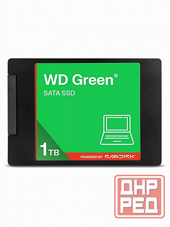 Твердотельный накопитель Ssd Wd Green Wds100t5g0a 1tb, 2.5", Sata Iii, R/W - 545/510 Mb/S 3d-Nand (а Макеевка - изображение 2