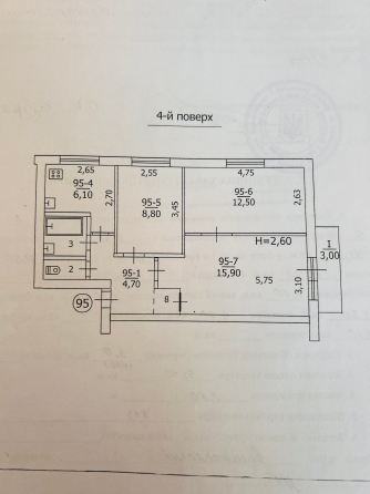 Продажа 3 комнатной квартиры, г. Макеевка, Советский район, пгт Ханженково м-н Магистральный Макеевка