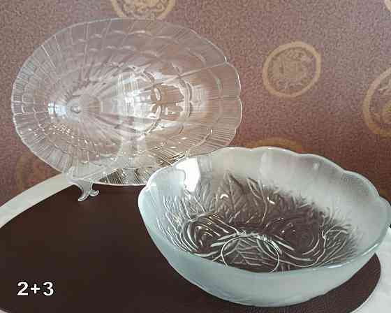 Стеклянные салатники, блюдо. Донецк
