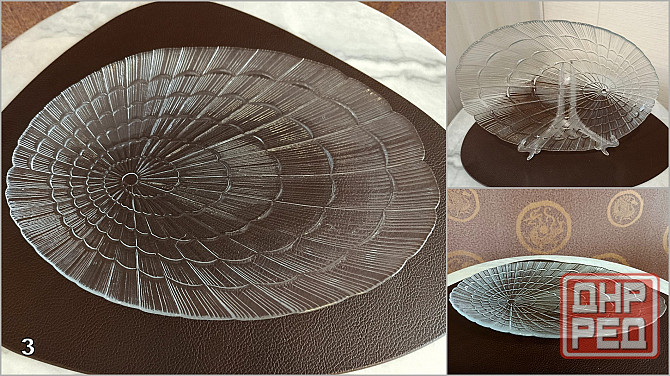 Стеклянные салатники, блюдо. Донецк - изображение 8