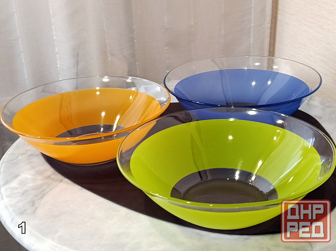 Стеклянные салатники, блюдо. Донецк - изображение 2