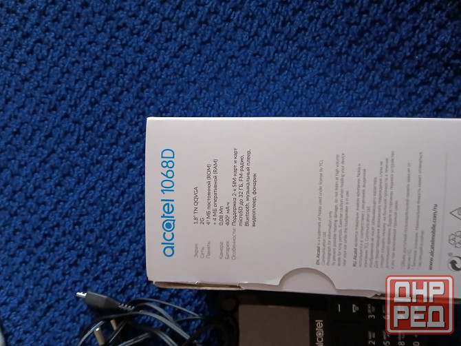 Мобильный телефон Alcatel ot1068d Донецк - изображение 2