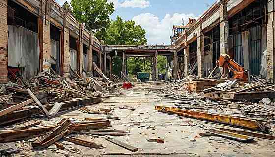 Демонтажные работы, демонтаж зданий Донецк