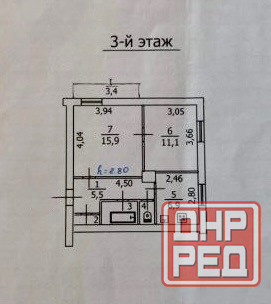 2-к посёлок Бажанова торг Макеевка - изображение 2