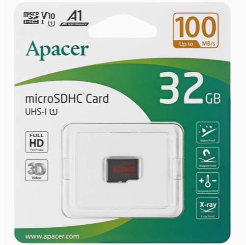 Карта памяти Apacer R100 Microsdhc 32 гб [Ap32gmcsh10ub-Ra] (арт-7003) Макеевка