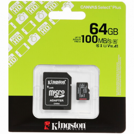 Карта памяти Kingston Microsdxc 64 гб [Sdcs3/64gb] (арт-6802) Макеевка