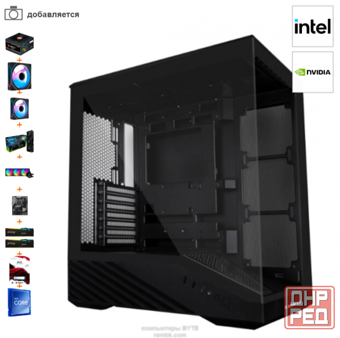 Игровой компьютер Byte-Overlordsupreme | Intel Core I5-13600kf (14ядер/20потоков) | 850w | Ssd 1тб | Макеевка - изображение 1