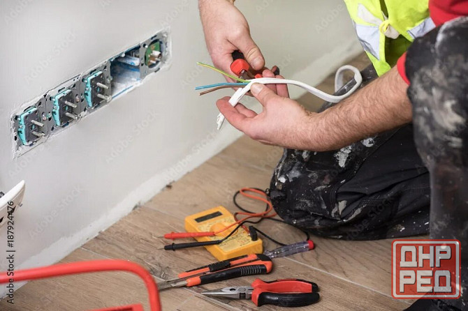 Услуги электрика, от розетки до полной замены электропроводки Донецк - изображение 5