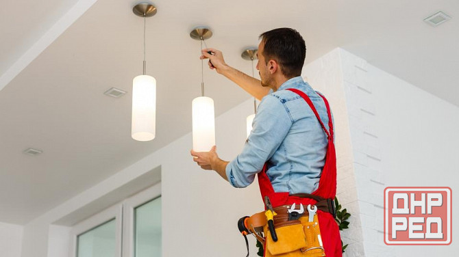 Услуги электрика, от розетки до полной замены электропроводки Донецк - изображение 4