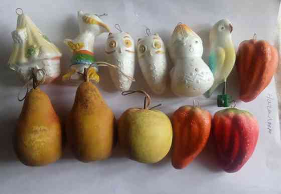 Ёлочные игрушки пенопласт ссср Донецк