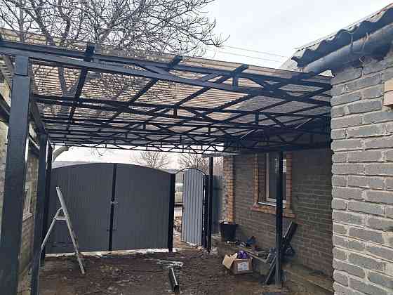 Сварочные работы. Кровля. Стяжка дома усиление фундамента. Донецк