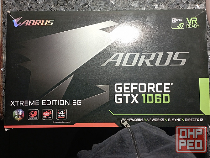 Gigabyte AORUS GeForce GTX 1060 6gb Xtreme Edition Донецк - изображение 1