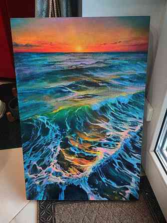 Картина написанная маслом. Макеевка