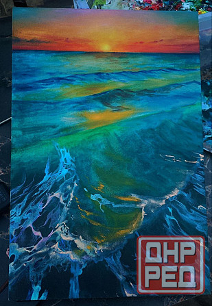 Картина написанная маслом. Макеевка - изображение 3