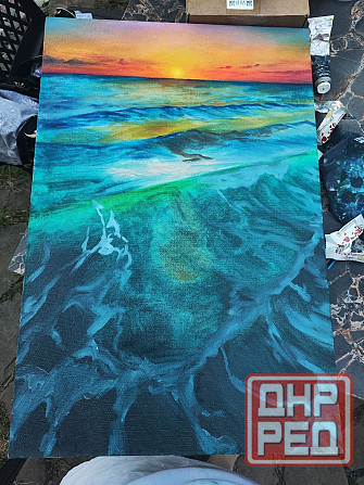 Картина написанная маслом. Макеевка - изображение 4