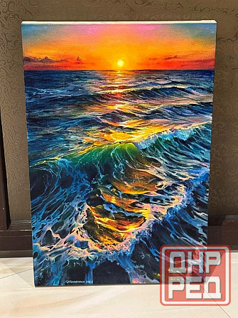 Картина написанная маслом. Макеевка - изображение 1