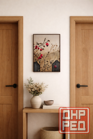 Картина «Боярышник» Масло, холст 30×40 см Донецк - изображение 2