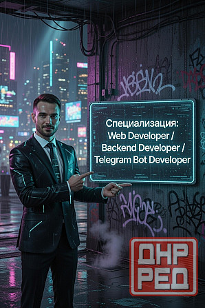 Ищу работу по Специализации: Web Developer / Backend Developer / Telegram Bot Develo Донецк - изображение 1