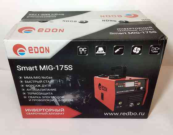 Сварочный полуавтомат инверторный Edon Smart MIG-175S (безгазовый) Донецк