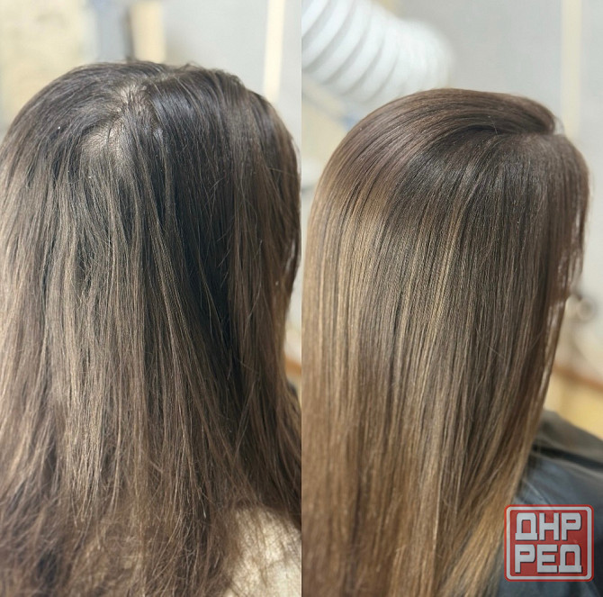 Прикорневой объем, кератин, ботокс, холодное восстановление Макеевка - изображение 5