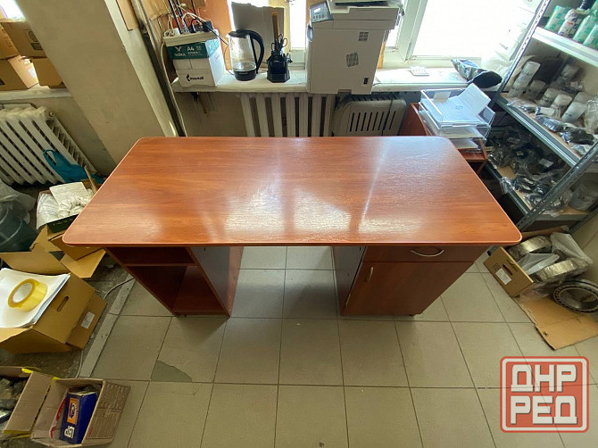 Стол офисный, 140х60х50см, б/у Донецк - изображение 1