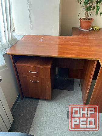 Стол офисный угловой, 150х60х160х50см, б/у Донецк - изображение 2