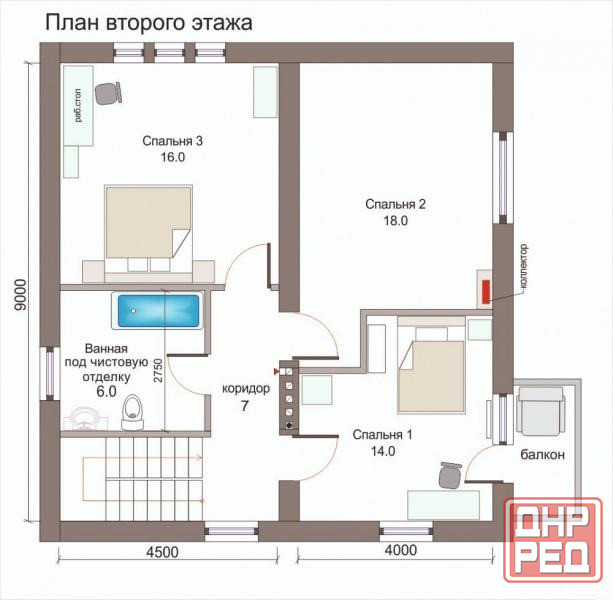 Дом, 222 м2, Макеевка, Червоногвардейский р-н, ул. Садовая, 23 млн руб Макеевка - изображение 9